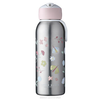 Butelka termiczna Flip-up Campus 350 ml Flowers & butterflies 107458065243