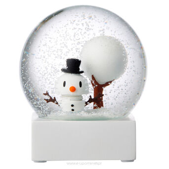 Figurka kula śnieżna Hoptimist Santa Snow Globe L biała 26634