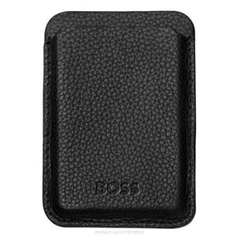 Magnetyczne etui na karty do smartfona Magnet Mobile Classic Grained Black