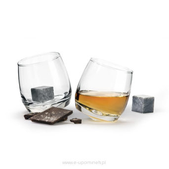 Szklanki do whisky z kamieniami SAGAFORM