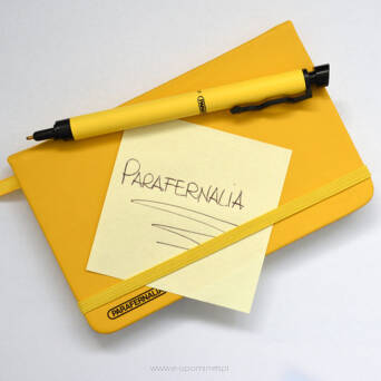 Notes A6 + długopis żółty