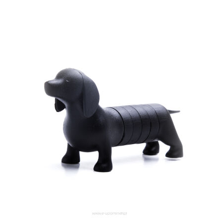 Magnes Dachshund pies czarny 10174-BK