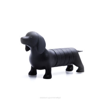 Magnes Dachshund pies czarny 10174-BK