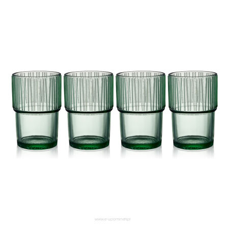 Szklanki Kusintha 4 szt. 380 ml Green 30676