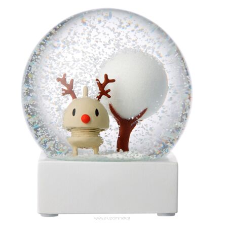 Figurka kula śnieżna Hoptimist Reindeer Globe L beżowa 26378