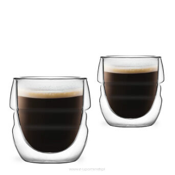 2 szklanki do espresso z podwójną ścianką 70 ml Sferico 7947