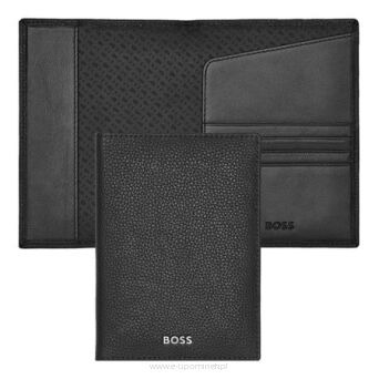 Etui na paszport Classic Grained Black