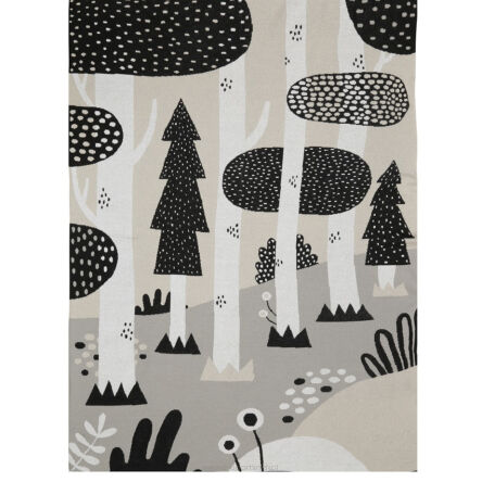 Narzuta 100 x 150 cm Magic forest black 724419