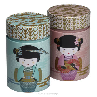 Puszka na herbatę 150g New Little Geisha turkusowa 75117