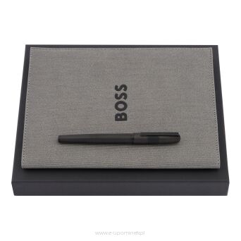 Zestaw upominkowy Hugo Boss teczka i pióro kulkowe HDM409H + HSQ4835A