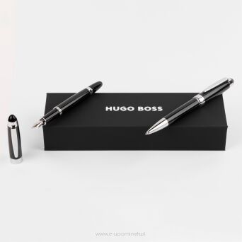 Zestaw upominkowy Hugo Boss pióro wieczne i długopis HSN0014A + HSN5012