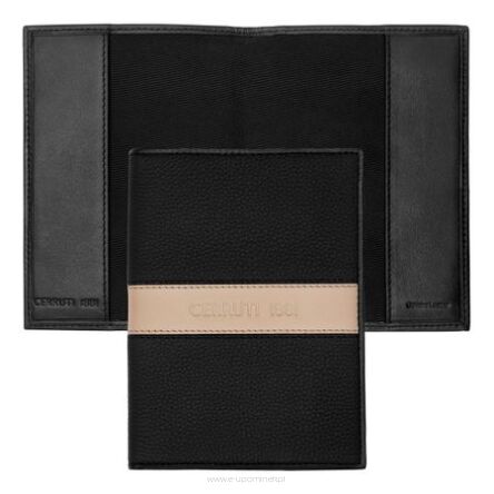 Etui na paszport Delano Taupe & Black