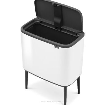 Kosz na śmieci Touchbin Bo 36l biały 313509