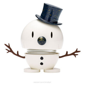 Figurka Hoptimist Snowman S biało-niebieski 26173