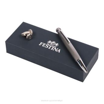 Zestaw upominkowy Festina długopis i spinki do mankietów - FJM221B + FSC1414B